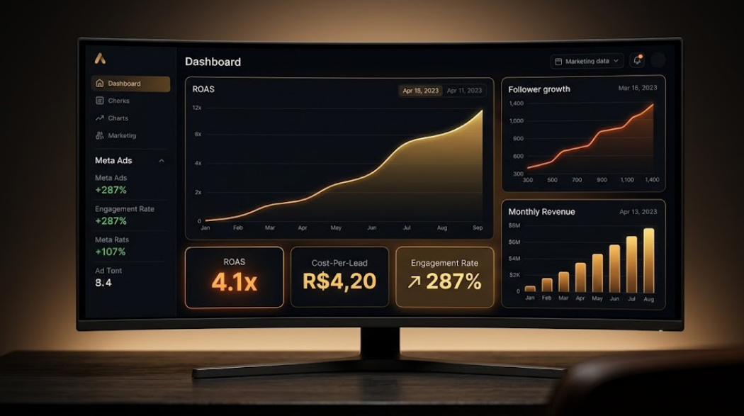 Dashboard de resultados P2 Click